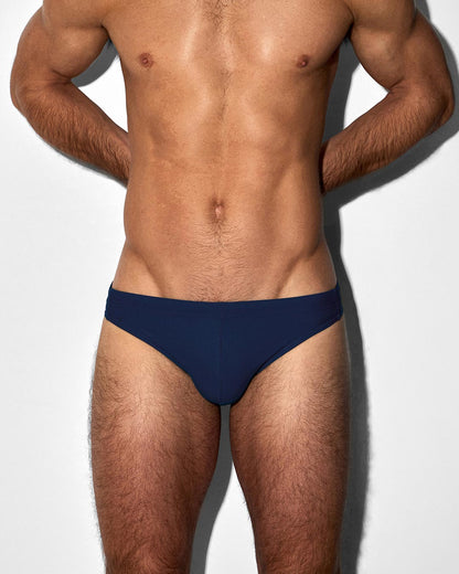 Swim Tanga Solid Navy - front view