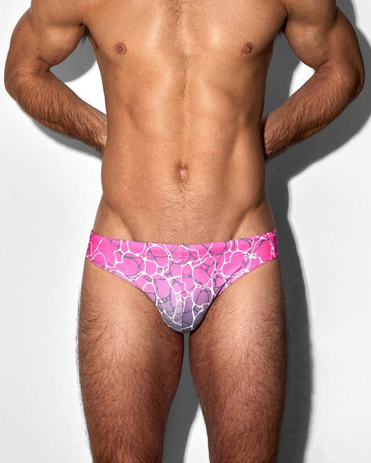 Swim Tanga Acqua Pink - back view