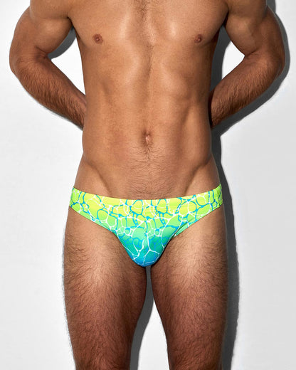 Swim Tanga Acqua Yellow - front view
