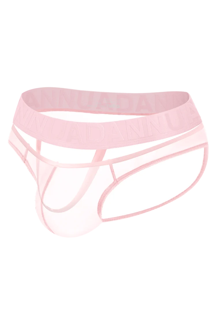 Men’s Sexy Sheer Thong with Ring & Strap Design - view 35