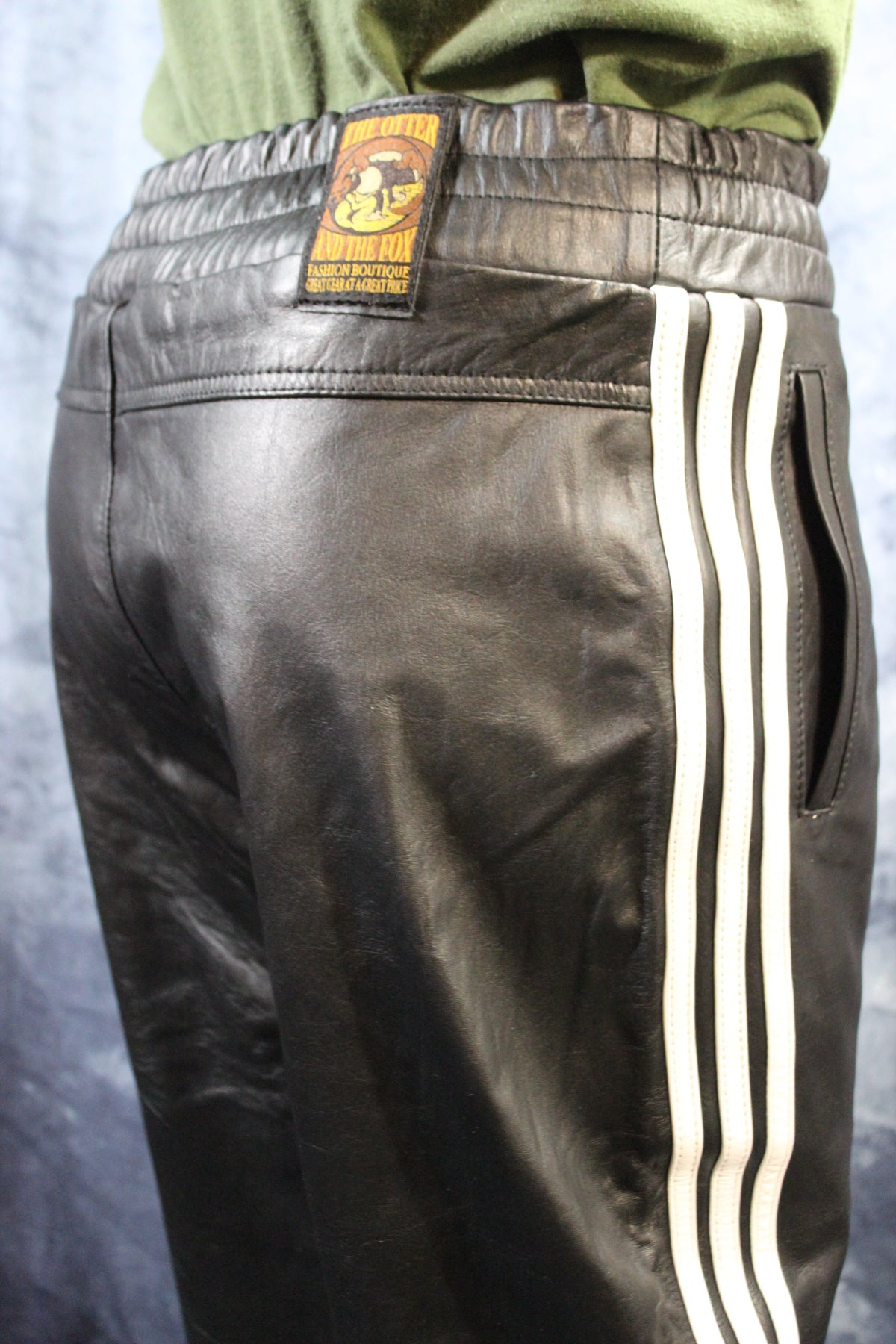 Leather Track Pants by The Otter and The Fox - view 3