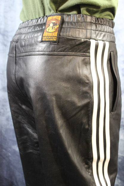 Leather Track Pants by The Otter and The Fox - view 3