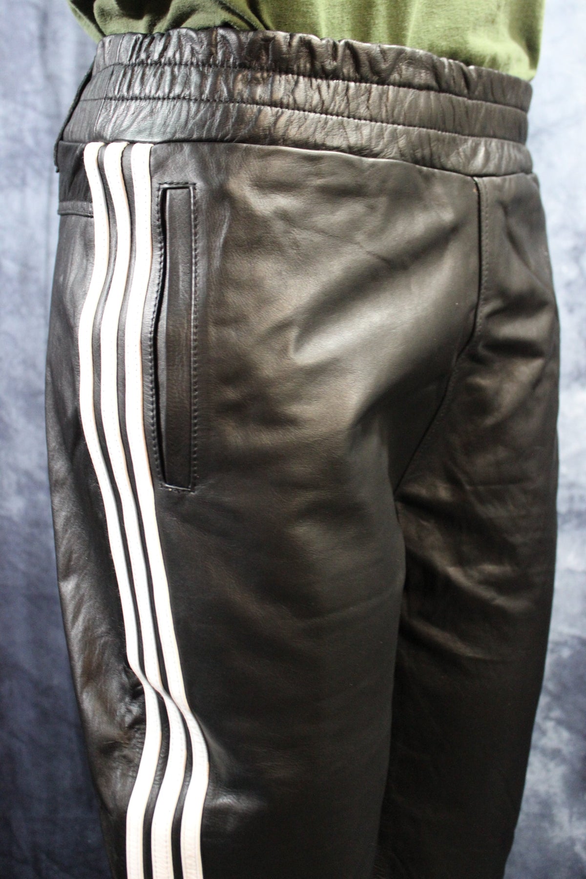 Leather Track Pants by The Otter and The Fox - view 5