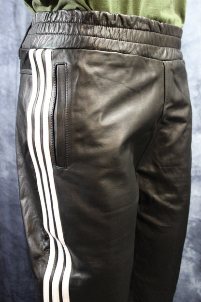 Leather Track Pants by The Otter and The Fox - view 5