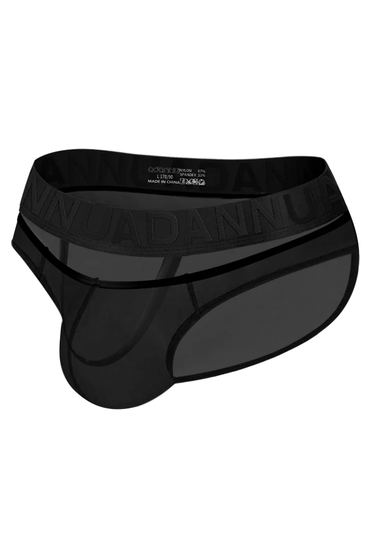 Men’s Sexy Sheer Thong with Ring & Strap Design - view 3