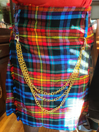 International Pride Tartan Kilt - front view