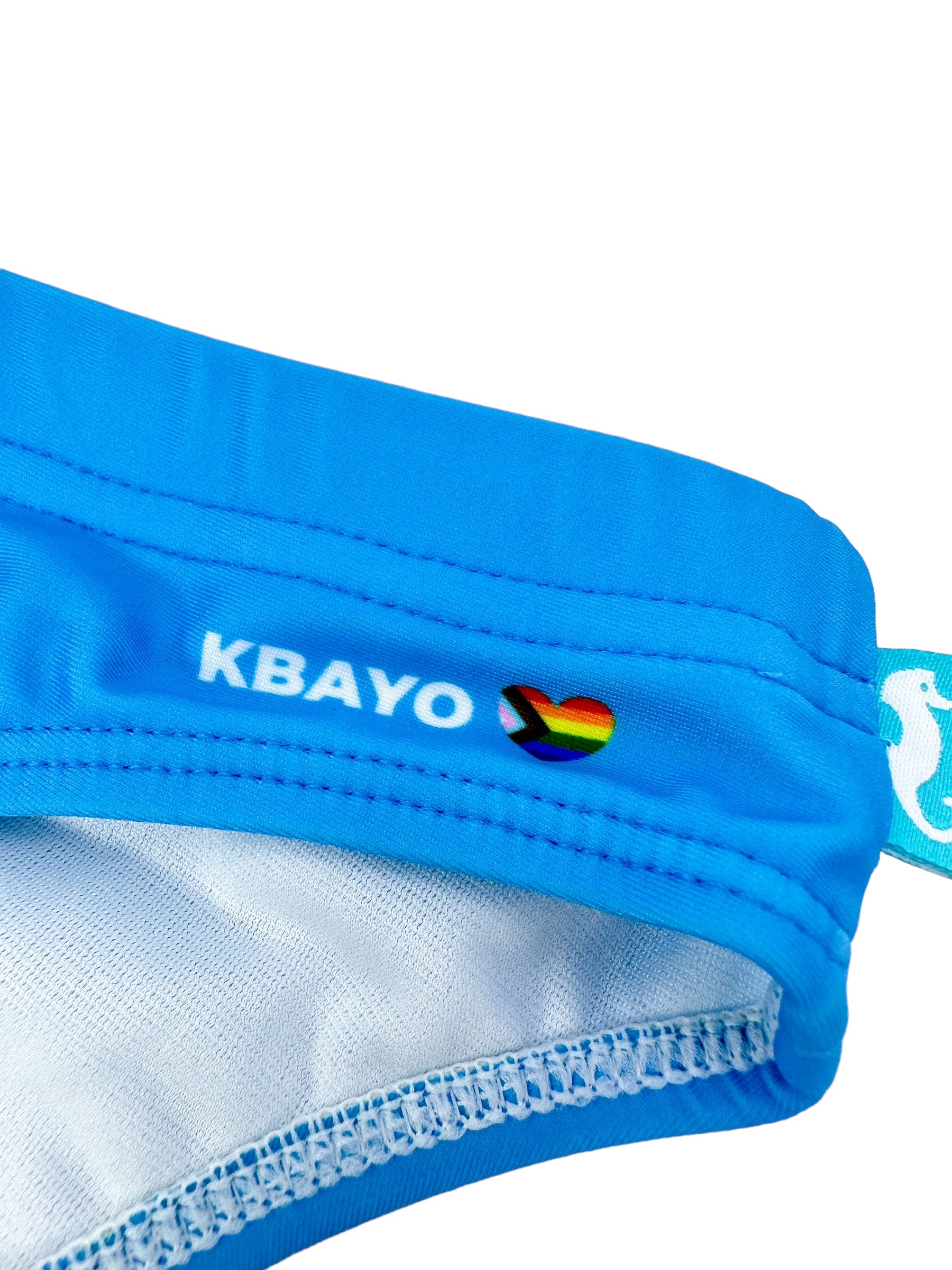 PRIDE POWER Light Blue Swimsuit | MEN SWIMWEAR | KBAYO | OUTFAIR | OUTFAIR