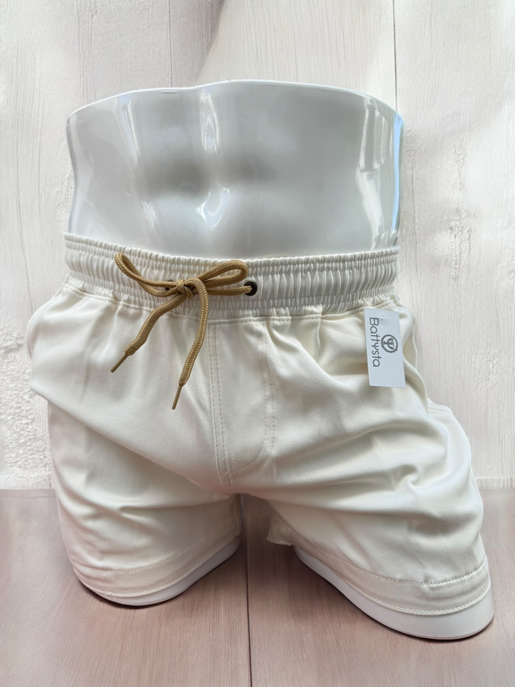 White Drill Shorts 2.5 Inch | MEN SHORTS | BATTYSTA | OUTFAIR | OUTFAIR