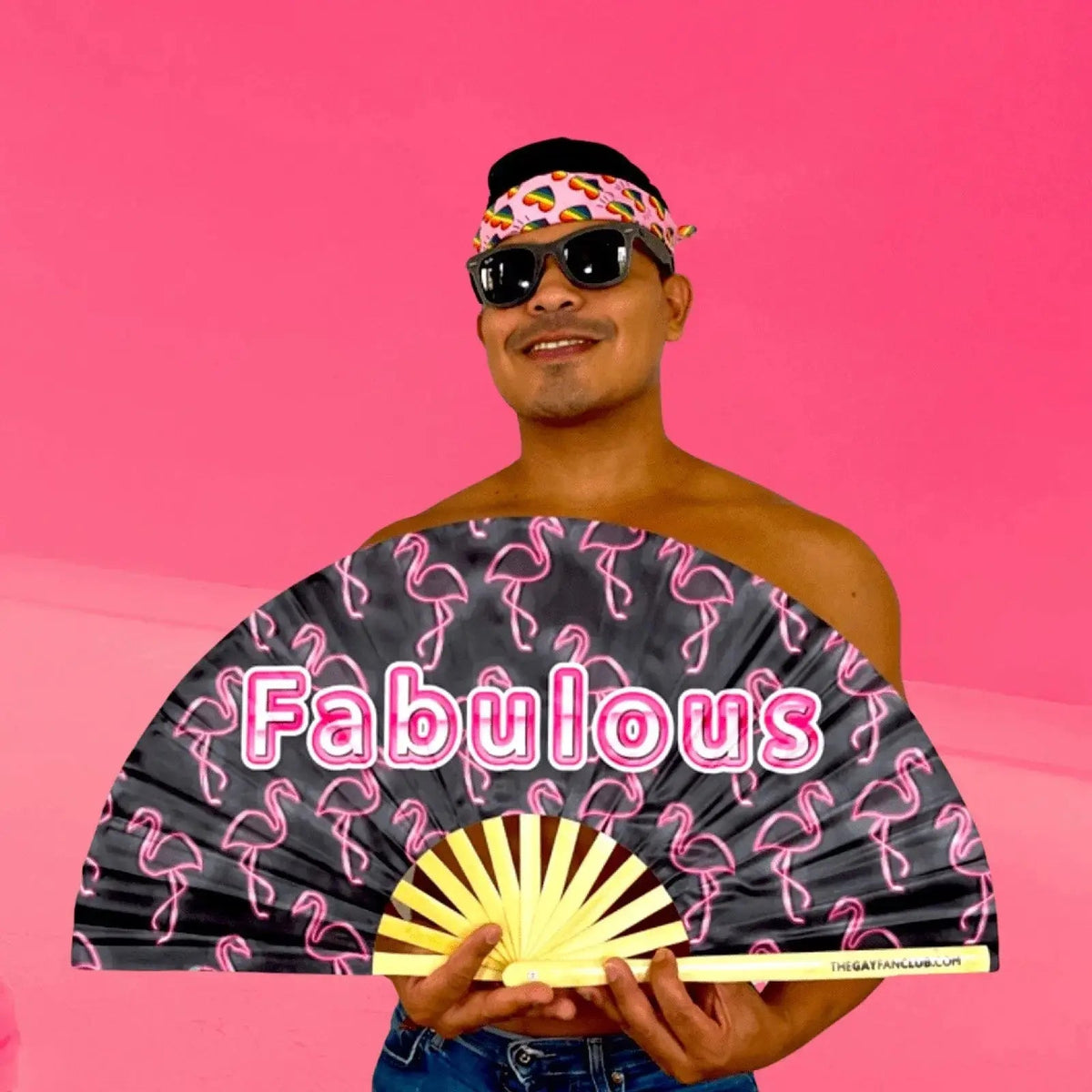 Fabulous Flamingo Fan