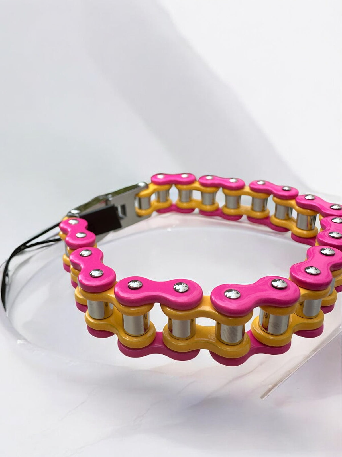 The Candy Stainless Steel Bike Chain Bracelet | MEN ACCESSORIES | LAVISH NY | OUTFAIR | OUTFAIR