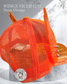 NEON ORANGE WINGS VICER HAT