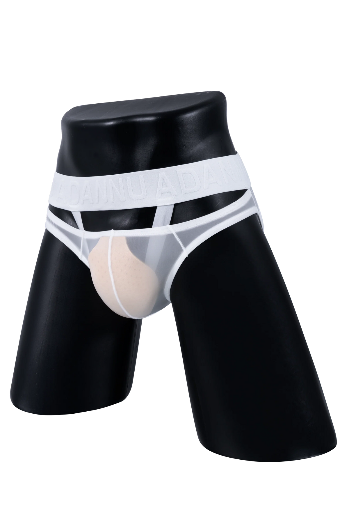 Men’s Sexy Sheer Thong with Ring & Strap Design - view 28