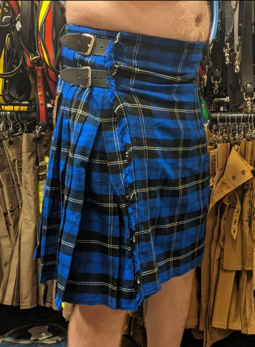 Ramsey Blue Tartan Kilt by KiltedBros - view 3