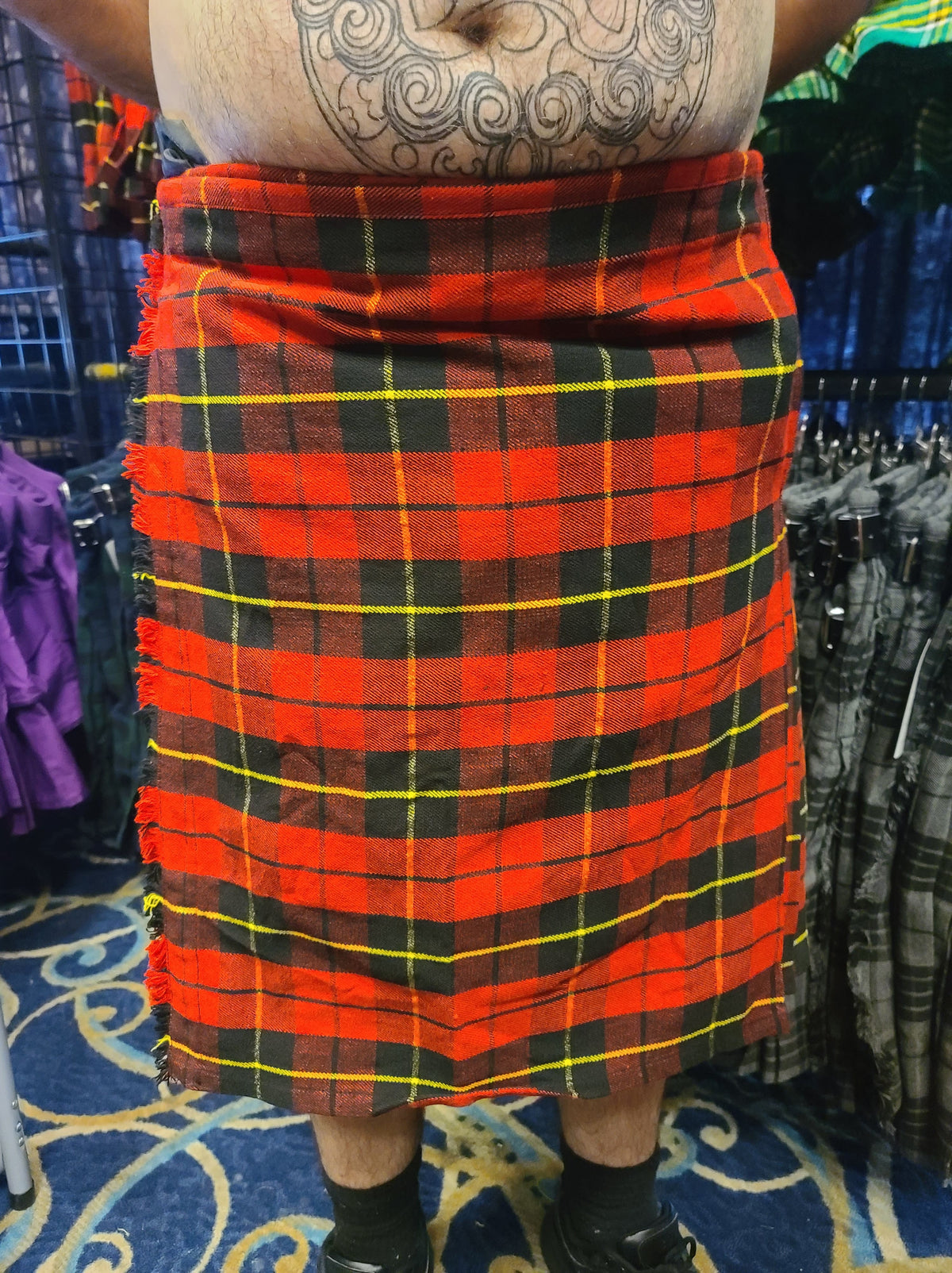 Wallace Tartan Kilt by KiltedBros Red Plaid - view 3