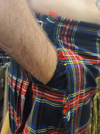 Black Stewart Tartan Kilt by KiltedBros - view 2
