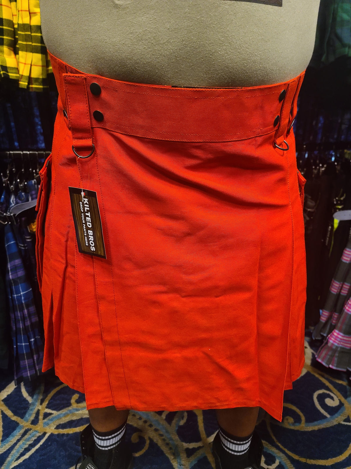 Utility Kilt in Red by KiltedBros - view 3