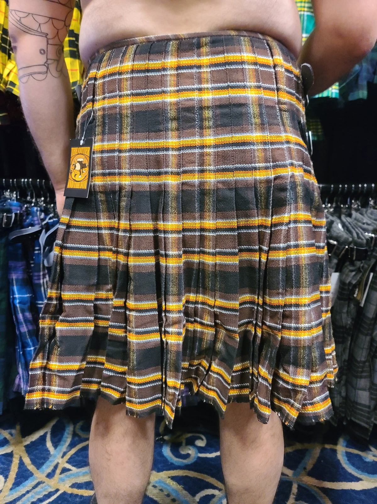 International Bear Pride Tartan Kilt - front view