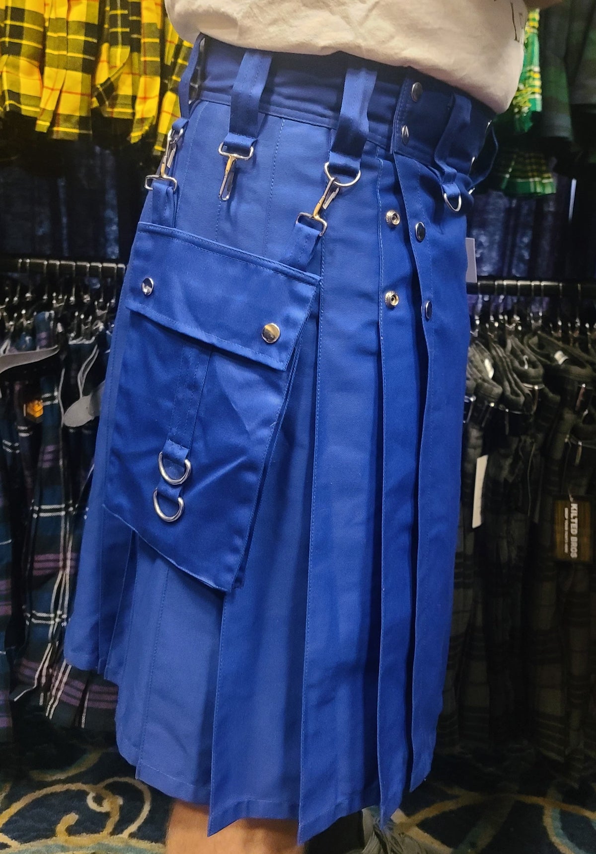 Utility Kilt in Blue by KiltedBros - view 3