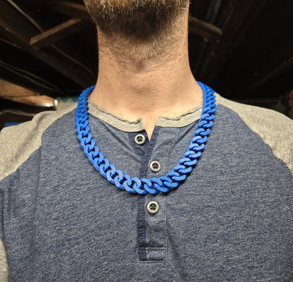 Stretchy Cuban Chain Loop Poppers/Lube Holder Necklace – Colorful, Customizable, Durable & Stylish