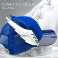 ROYAL BLUE WINGS VICER HAT