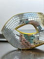 Gold and Silver Disco Ball Mask