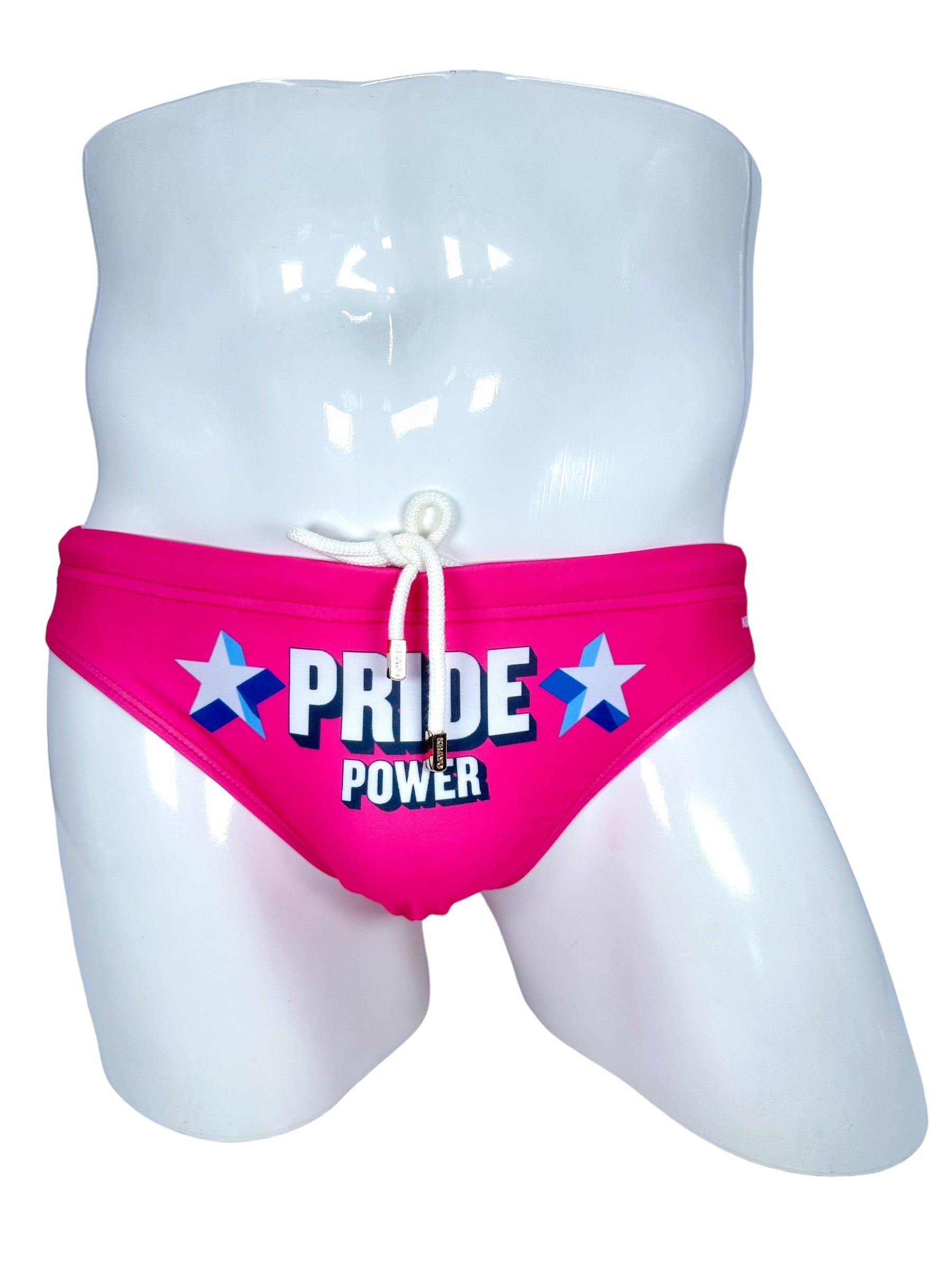 PRIDE POWER Pink Swimsuit | MEN SWIMWEAR | KBAYO | OUTFAIR | OUTFAIR