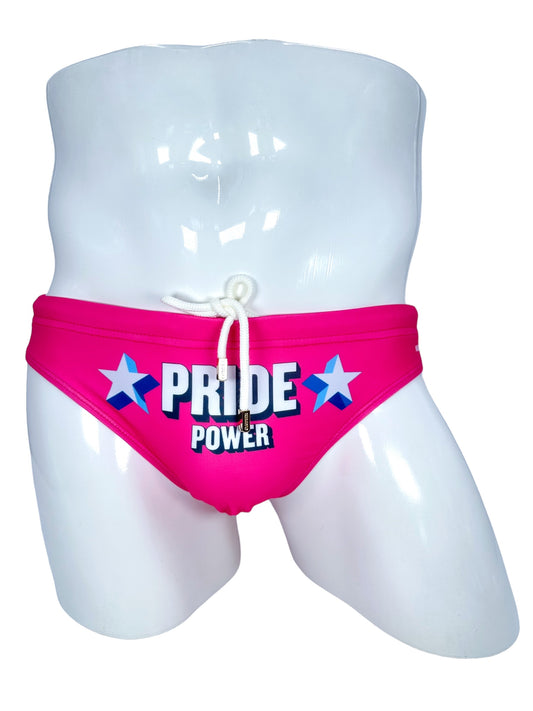 PRIDE POWER Pink Swimsuit | MEN SWIMWEAR | KBAYO | OUTFAIR | OUTFAIR