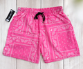 Pink Paisley Shorts