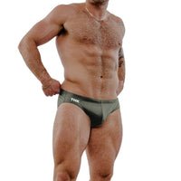 MonoChromatica - Sage Swim Brief - view 1