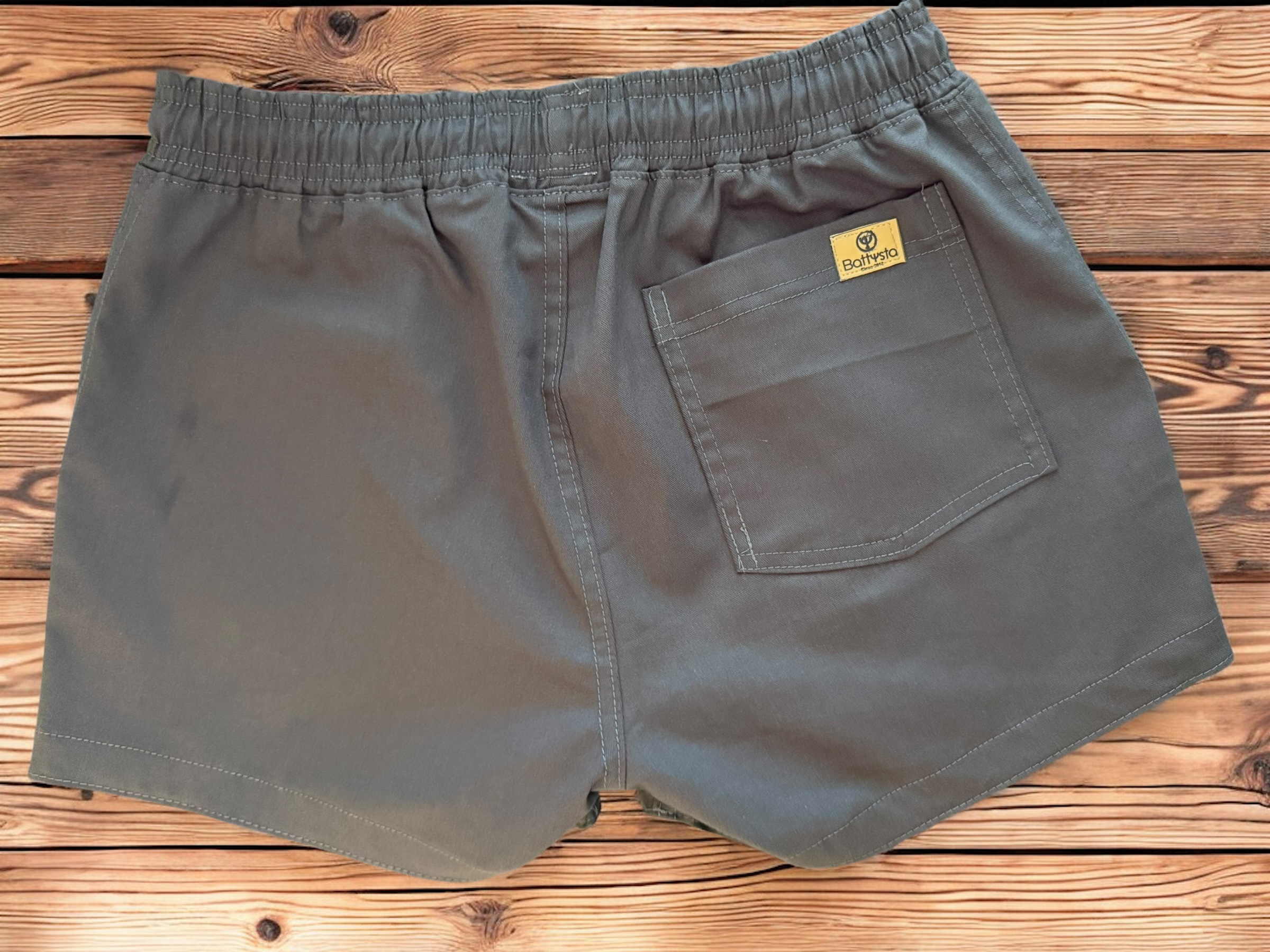 Grey Drill Shorts 2.5 Inches | MEN SHORTS | BATTYSTA | OUTFAIR | OUTFAIR