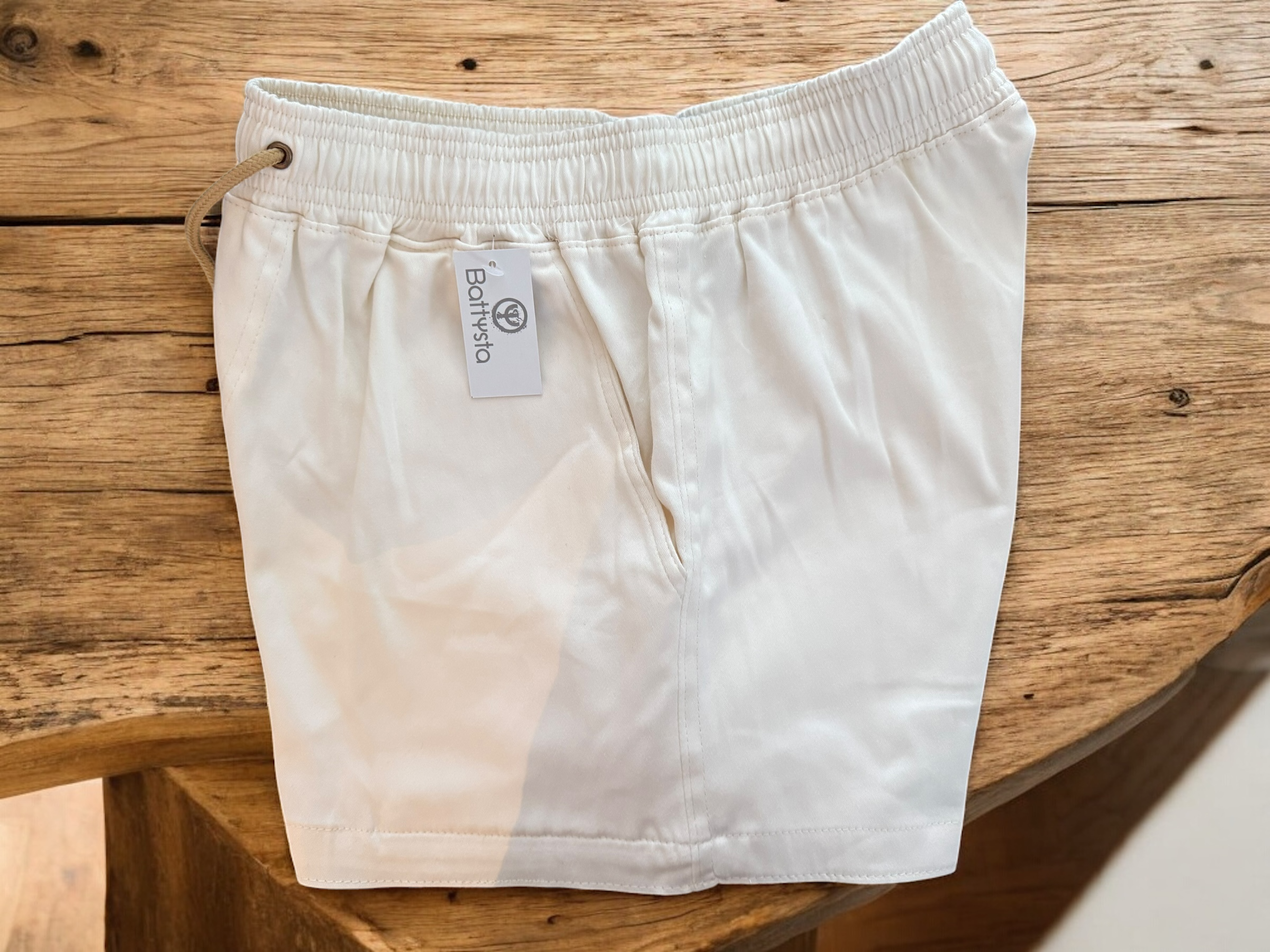 White Drill Shorts 2.5 Inch | MEN SHORTS | BATTYSTA | OUTFAIR | OUTFAIR