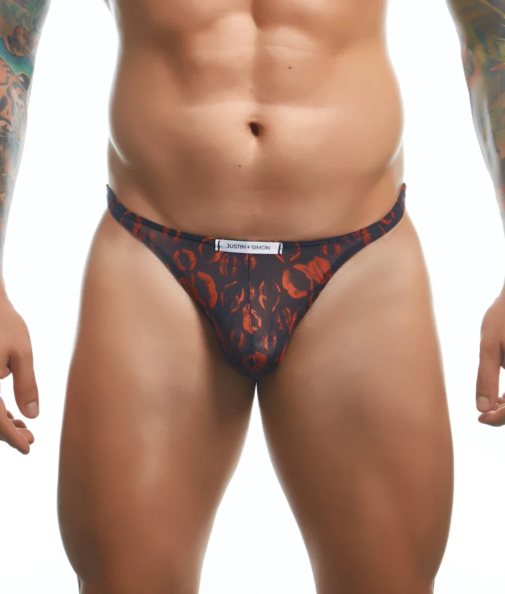Mens Classic Thong Fun Prints by J+S