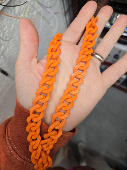 Stretchy Cuban Chain Loop Poppers/Lube Holder Necklace – Colorful, Customizable, Durable & Stylish