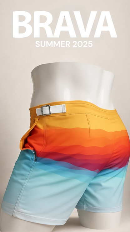 SUNSET IN COSTA BRAVA SHORTS | MEN SHORTS | KBAYO | OUTFAIR | OUTFAIR