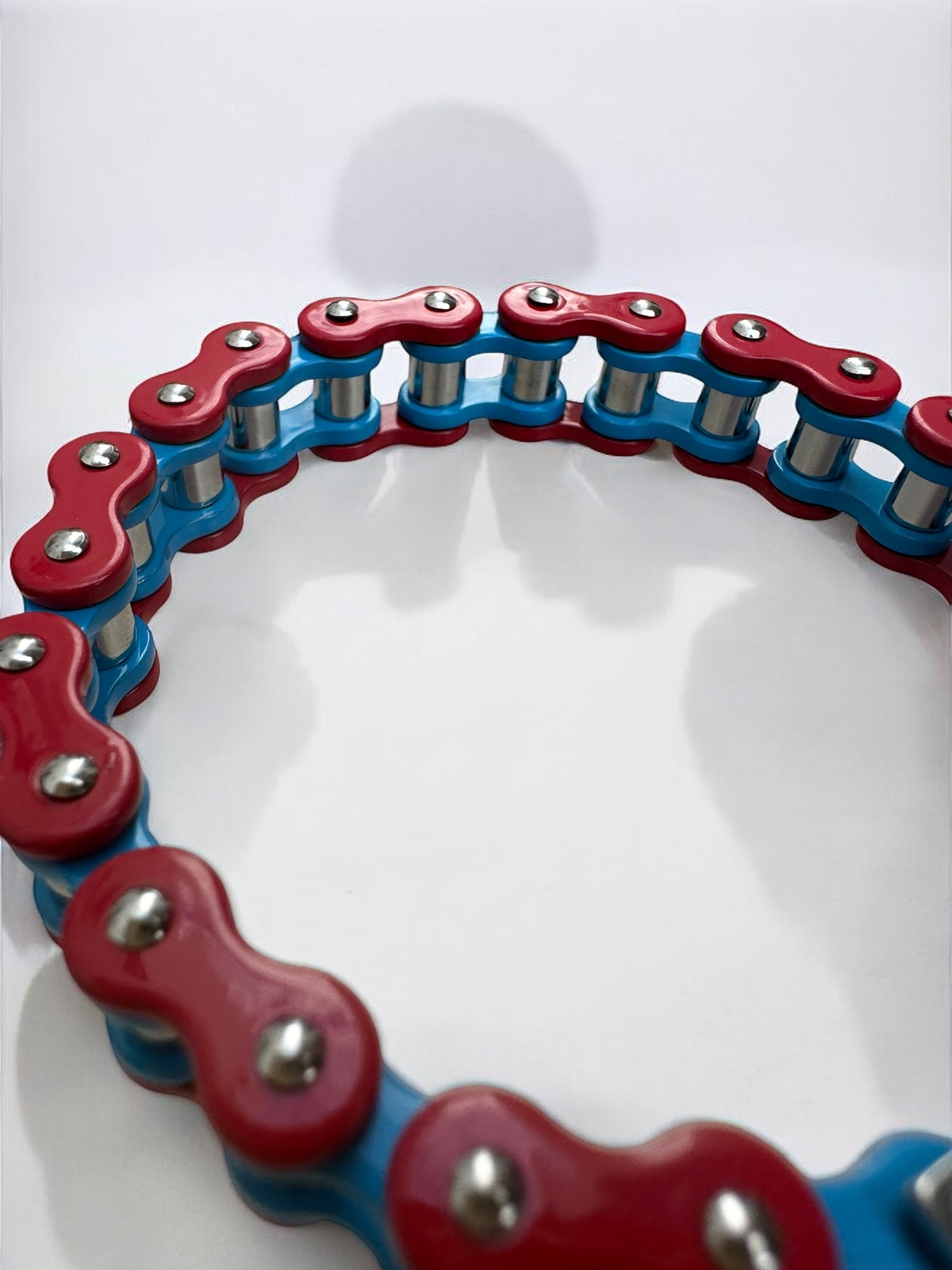 The Captain America Stainless Steel Bike Chain Bracelet | MEN ACCESSORIES | LAVISH NY | OUTFAIR | OUTFAIR