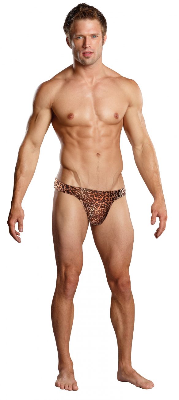 Male Power Men's Underwear 444030 Animal Wonder Thong Color Brown