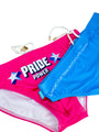 PRIDE POWER Light Blue Swimsuit