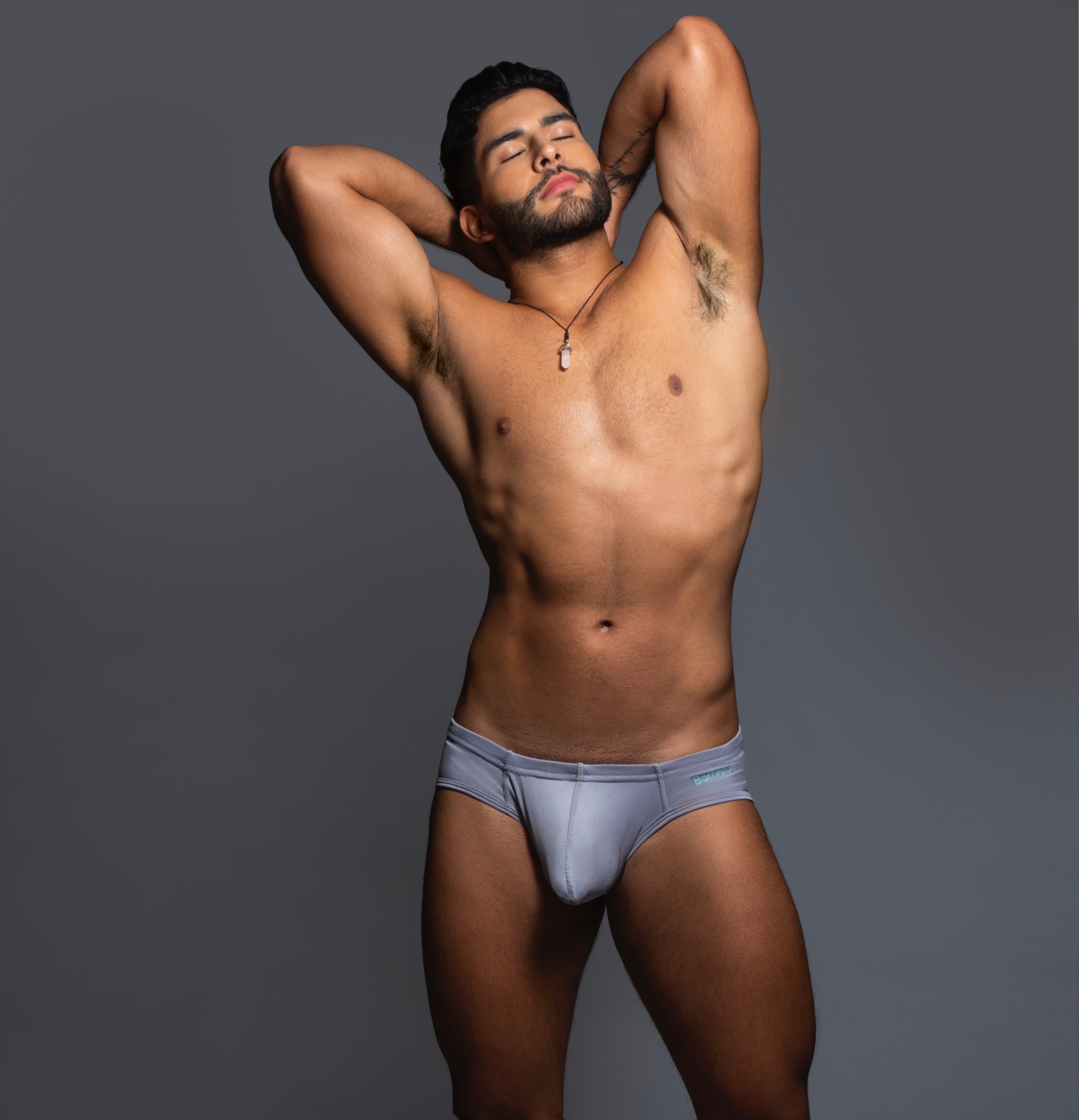 Silver Mist PouchPride | MEN SWIMWEAR | BATTYSTA | OUTFAIR | OUTFAIR