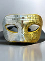 Gold and Silver Disco Ball Mask