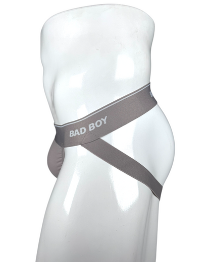BAD BOY Grey Jockstrap | MEN UNDERWEAR | BAD BOY | OUTFAIR | OUTFAIR