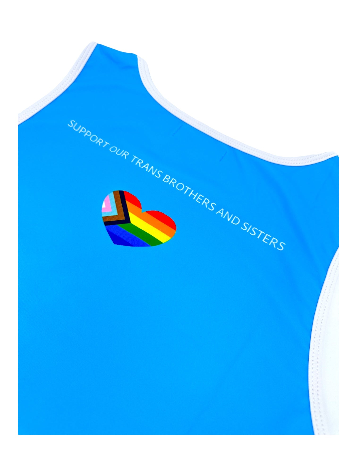PRIDE POWER Light Blue Tank Top | MEN TANK TOP | KBAYO | OUTFAIR | OUTFAIR