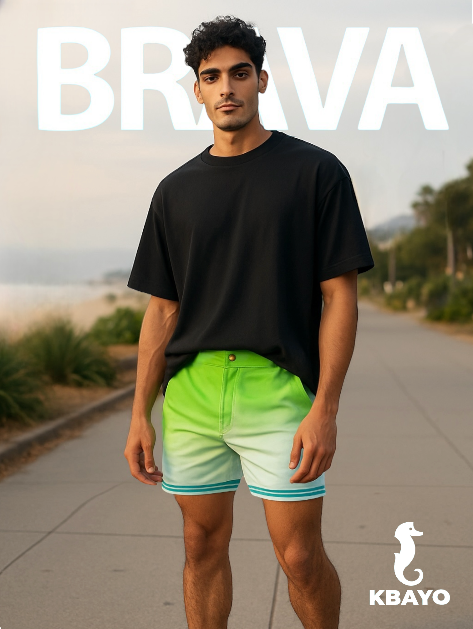 EMERALD BEACH SHORTS | MEN SHORTS | KBAYO | OUTFAIR | OUTFAIR