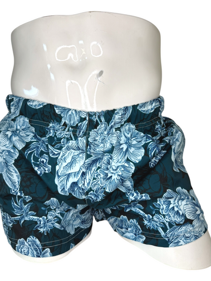 Teal Flower Shorts | MEN SHORTS | JCASTELL | OUTFAIR | OUTFAIR