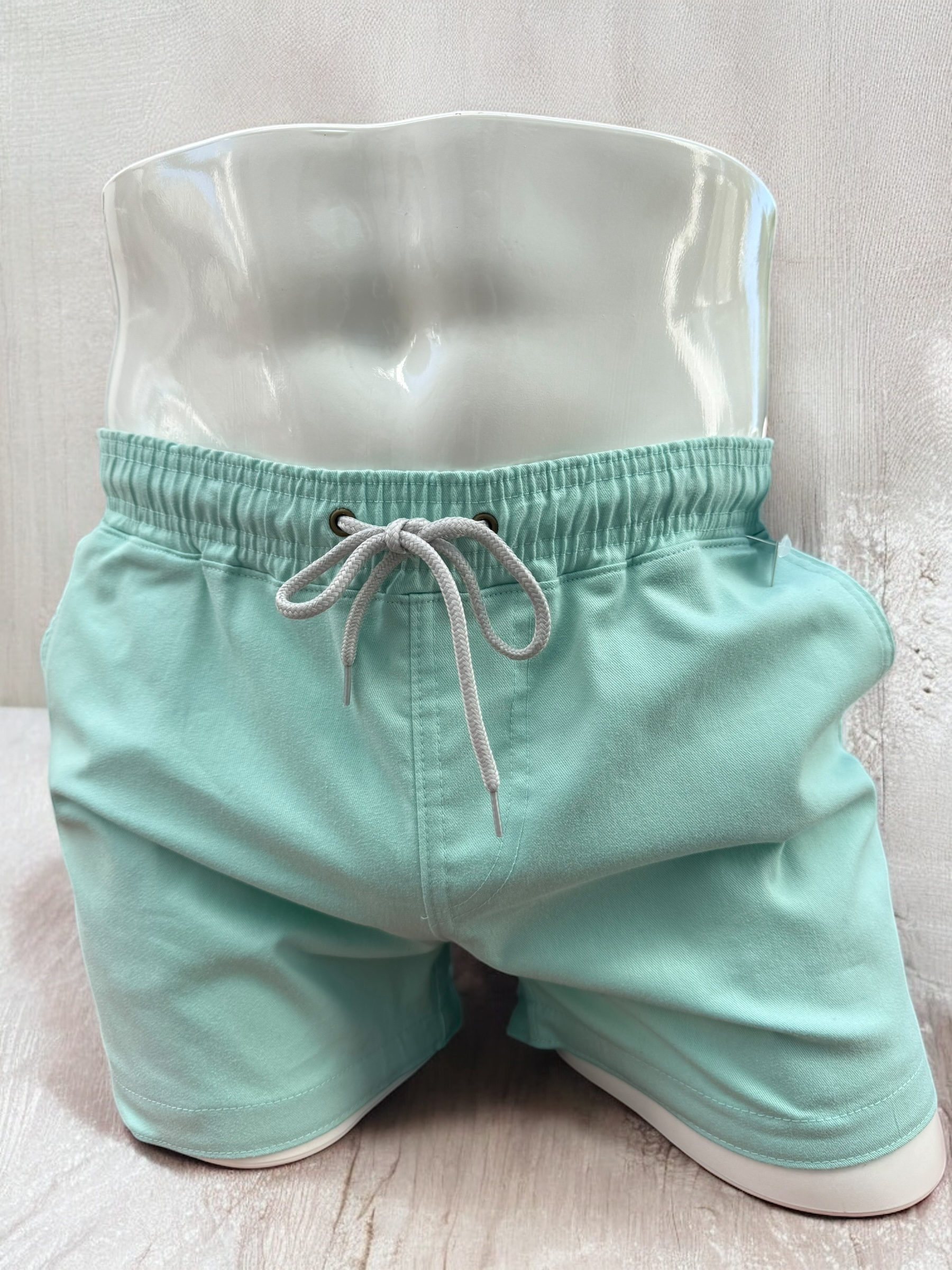 Mint Drill Shorts 2.5 Inch | MEN SHORTS | BATTYSTA | OUTFAIR | OUTFAIR