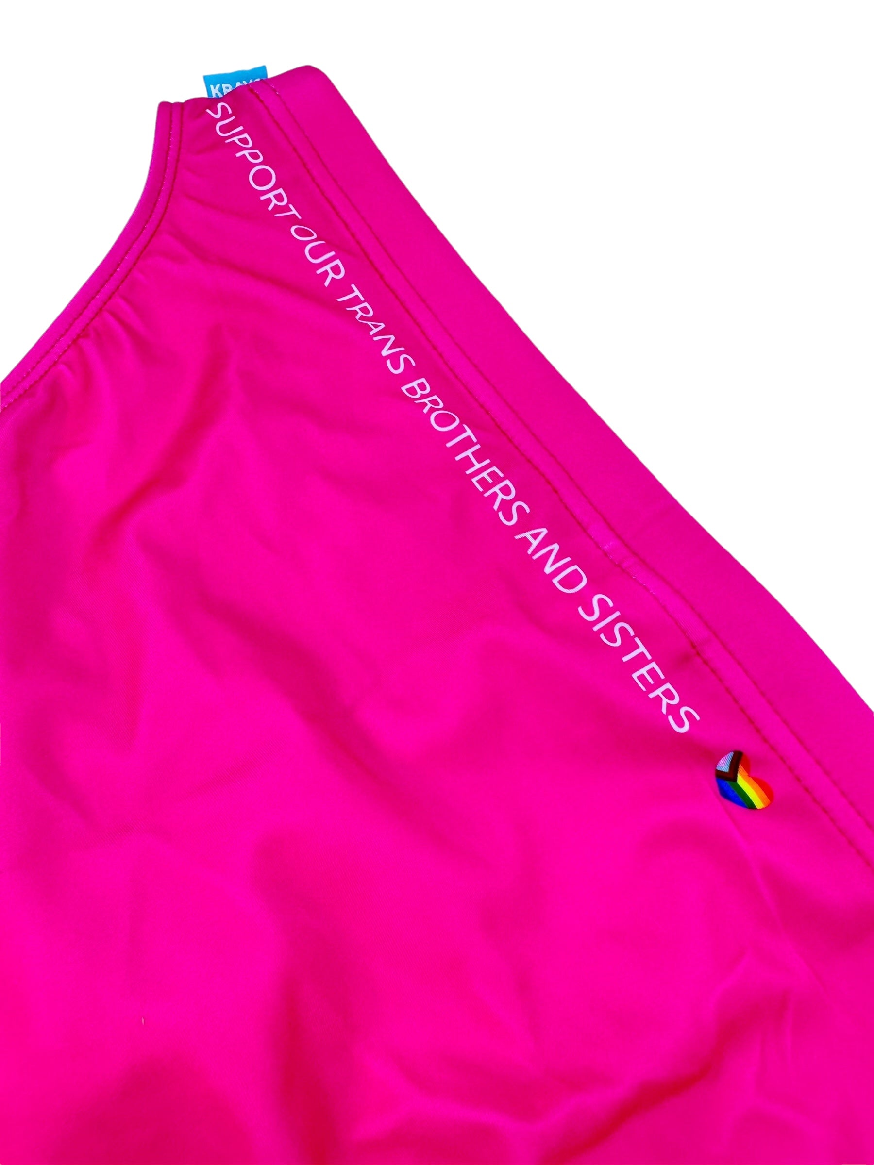 PRIDE POWER Pink Swimsuit | MEN SWIMWEAR | KBAYO | OUTFAIR | OUTFAIR