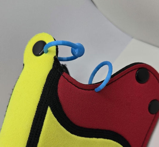 3D Printed Pup Hood Fake Ear Piercing - view 2