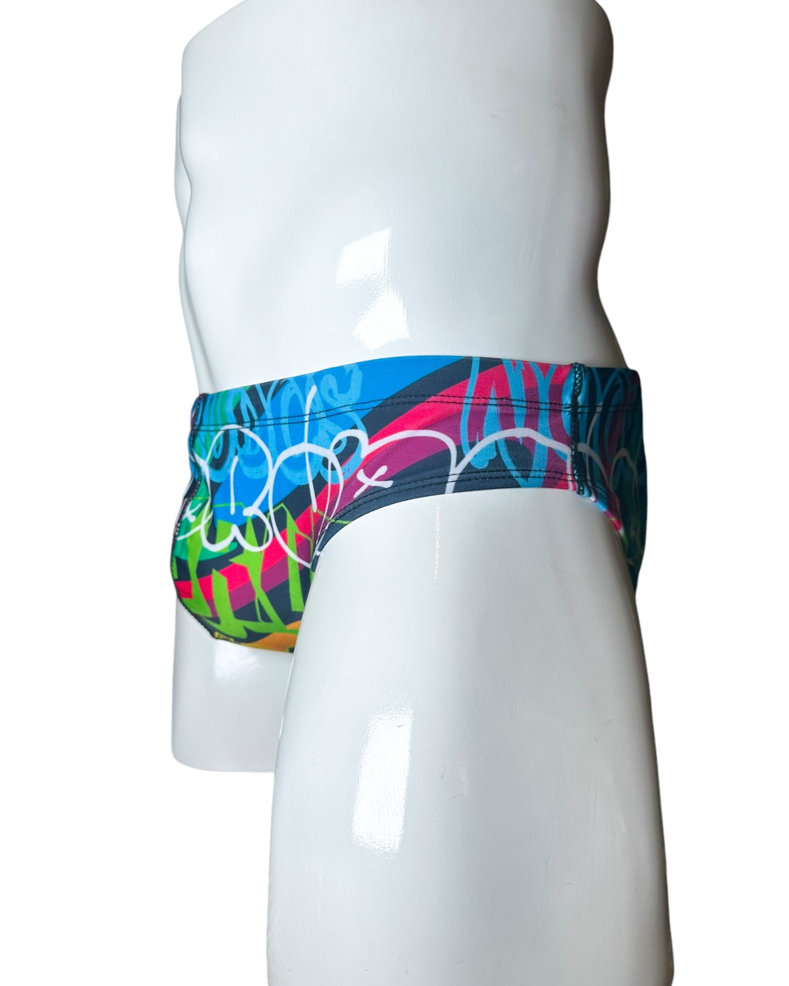 Graffiti Glamour Swim Brief | MEN SWIMWEAR | NO RUDOS | OUTFAIR | OUTFAIR