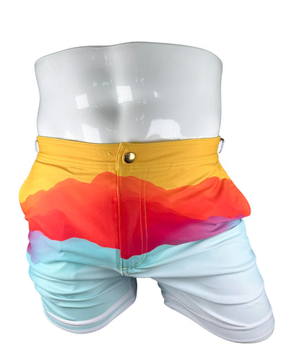 SUNSET IN COSTA BRAVA SHORTS - KBAYO