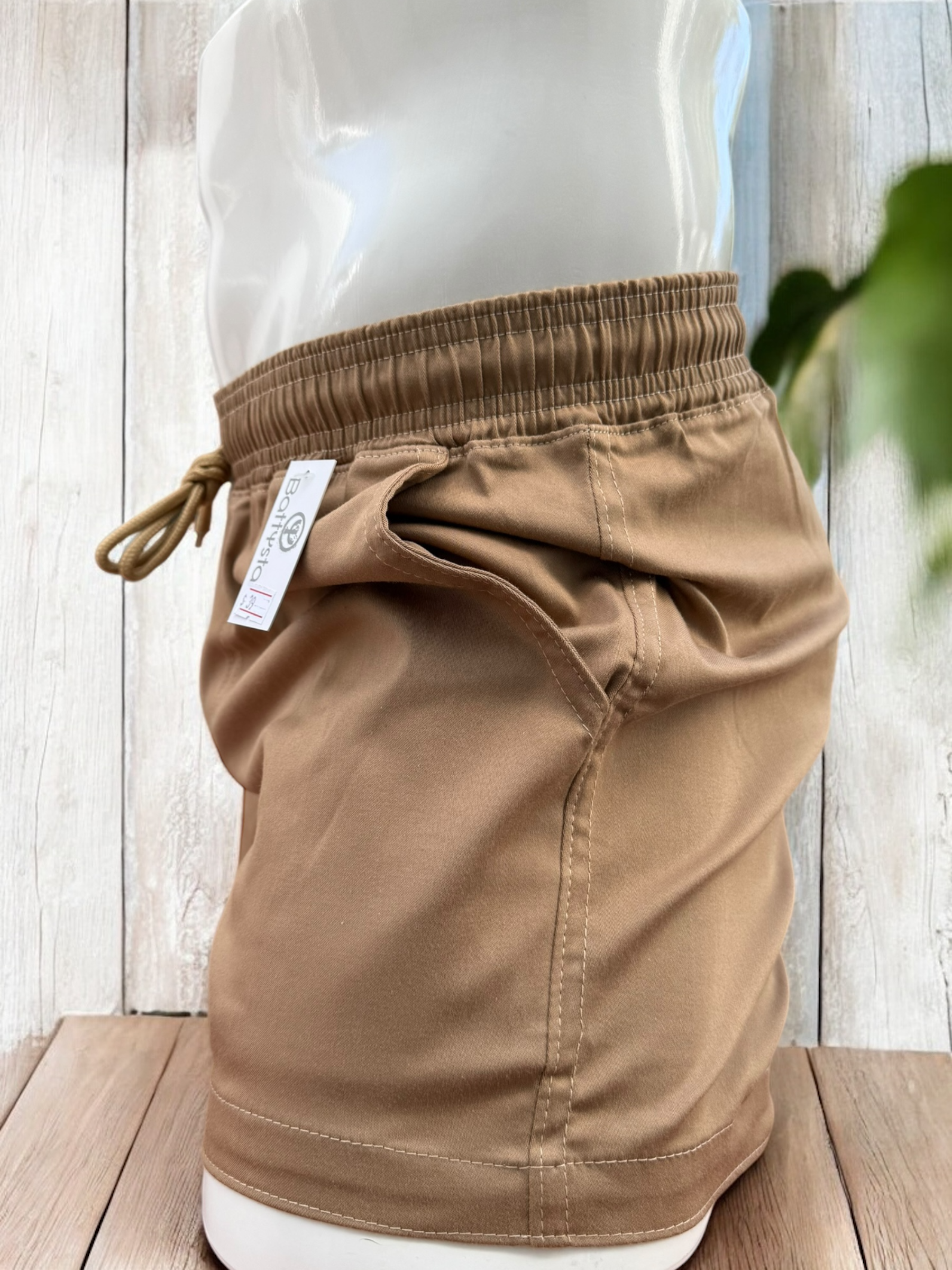Khaki Drill Shorts 2.5 Inch | MEN SHORTS | BATTYSTA | OUTFAIR | OUTFAIR