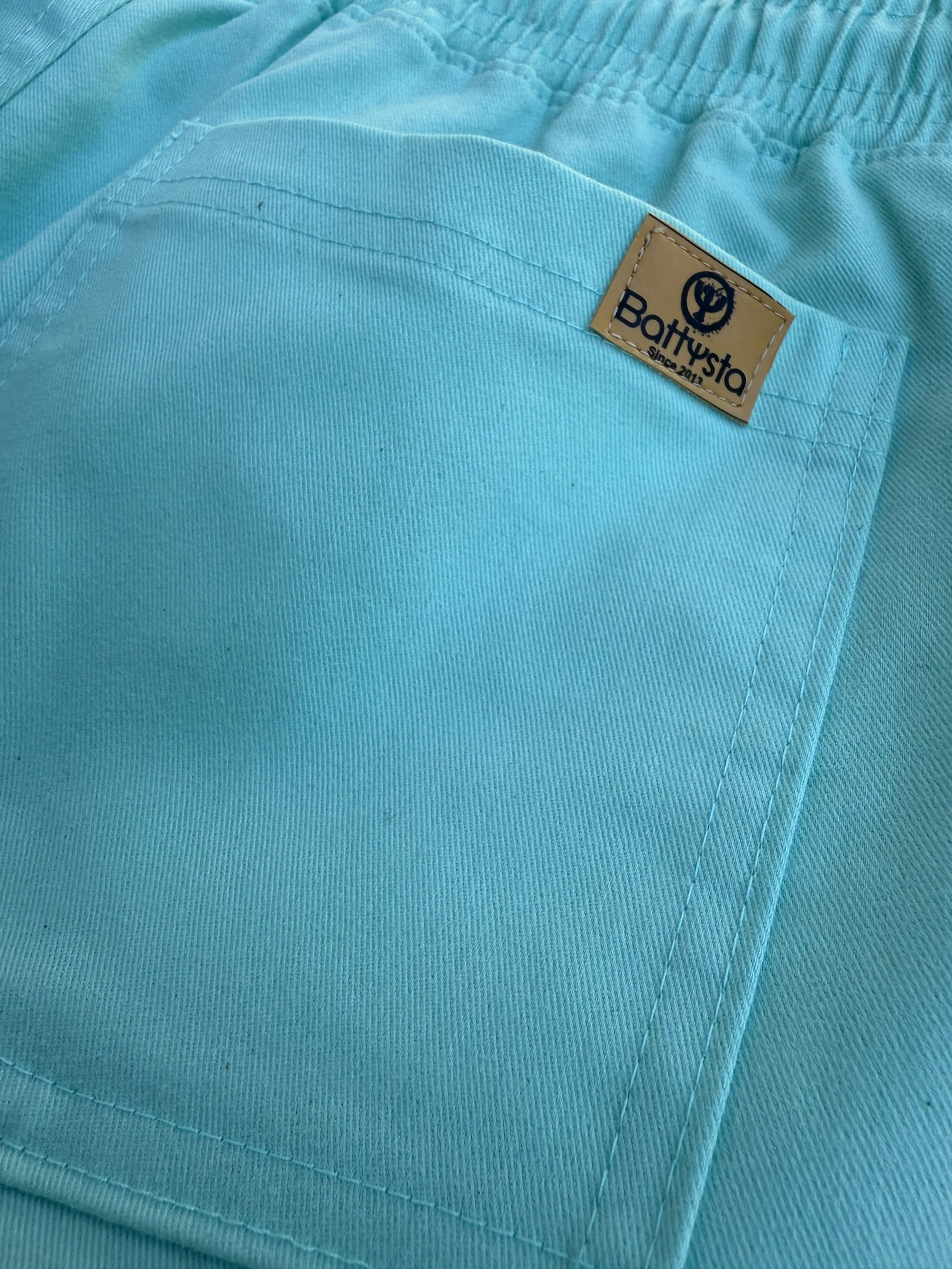 Mint Drill Shorts 2.5 Inch | MEN SHORTS | BATTYSTA | OUTFAIR | OUTFAIR